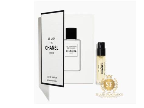 chanel lion perfume sample